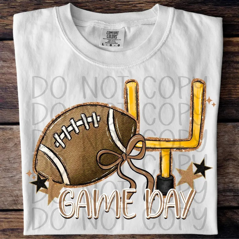 Game Day Football DTF Transfers - THIS IS NOT A SHIRT Hoodie, Sweatshirt | GrindPrints.com