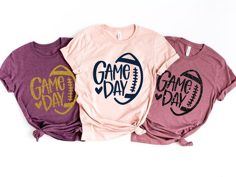 Game Day Shirt, Football Shirt, Game Day Hoodies,  Football Season Tee, Football T-Shirt, Gifts For Football Fan, Short...
