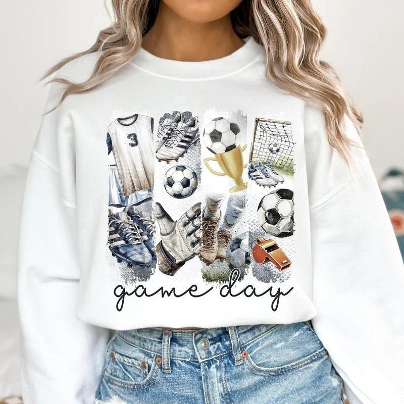 Game Day Soccer DTF Transfers - THIS IS NOT A SHIRT Hoodie, Sweatshirt | GrindPrints.com