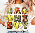 Game Day Softball Mama Coquette Retro Softball T-Shirts, Hoodie, Sweatshirt
