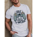 Game controller Cartoon Fitted Men's T-Shirt, Sweat-wicking and Freedom of Movement Made in USA Hoodie, Sweatshirt