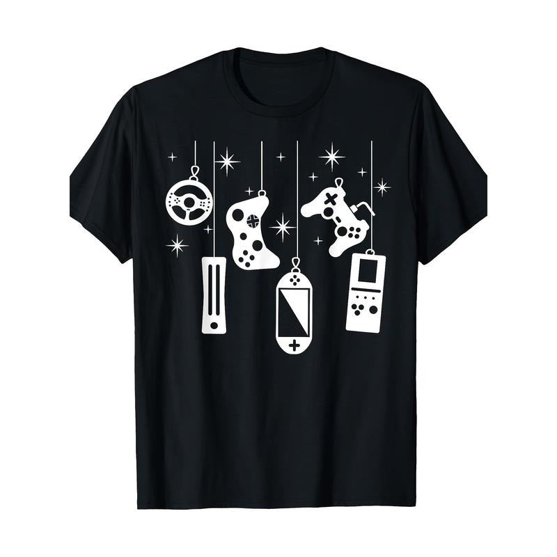 Gamer Video Game Controller Xmas Gaming Pajama 220g 100% Cotton Made Usa T-Shirts, Hoodie, Sweatshirt