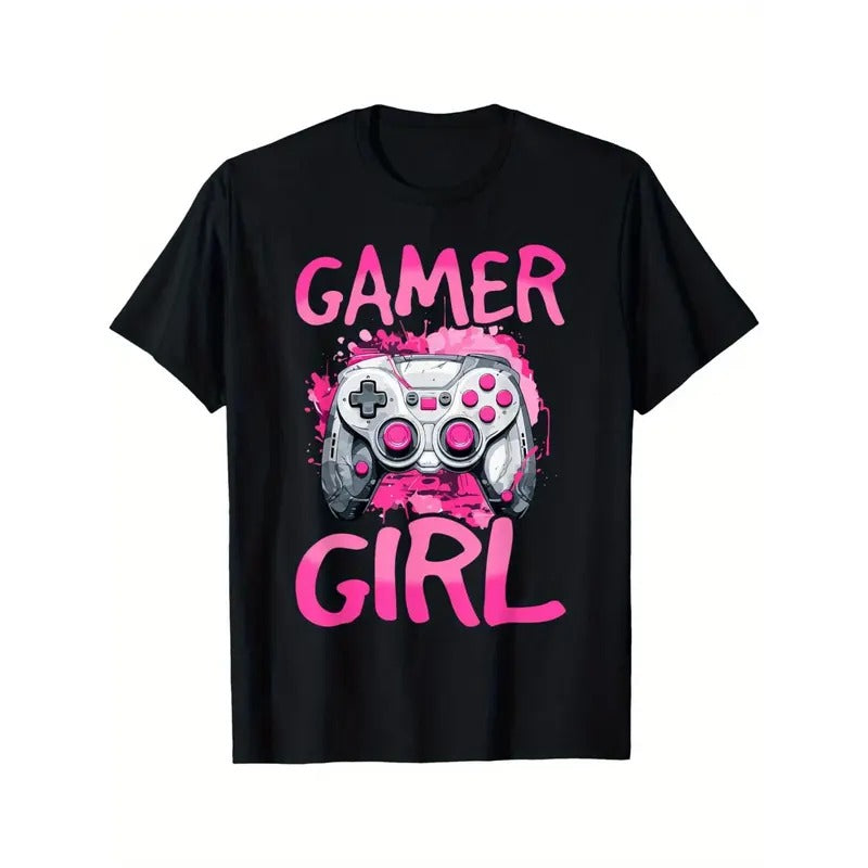 Gamer Game Girl T-shirt made in usa Hoodie, Sweatshirt | GrindPrints.com