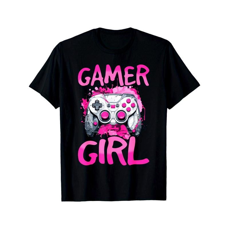 Gamer Gaming Gamer Girl T-Shirt made in usa Hoodie, Sweatshirt | GrindPrints.com