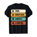 Gamer T-Shirt for Son, Brother, Teens, and Boys - Gaming Men's T-Shirts with Fun Design