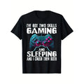 Gaming And Sleeping Funny Gamer Sayings Boys Teens Kids Men T-Shirt made in usa Hoodie, Sweatshirt | GrindPrints.com