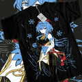 Ganyu Genshin Impact T-shirt Anime Girl Kawaii Black Shirt Short Sleeve All Size Hoodie, Sweatshirt | GrindPrints.com