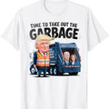 Garbage For Trump 2024 Funny Time To Take Out Garbage Biden T-Shirt Hoodie, Sweatshirt | GrindPrints.com