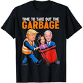 Garbage for Trump 2024 Funny Time to take out Garbage Biden T-Shirt made in usa Hoodie, Sweatshirt | GrindPrints.com