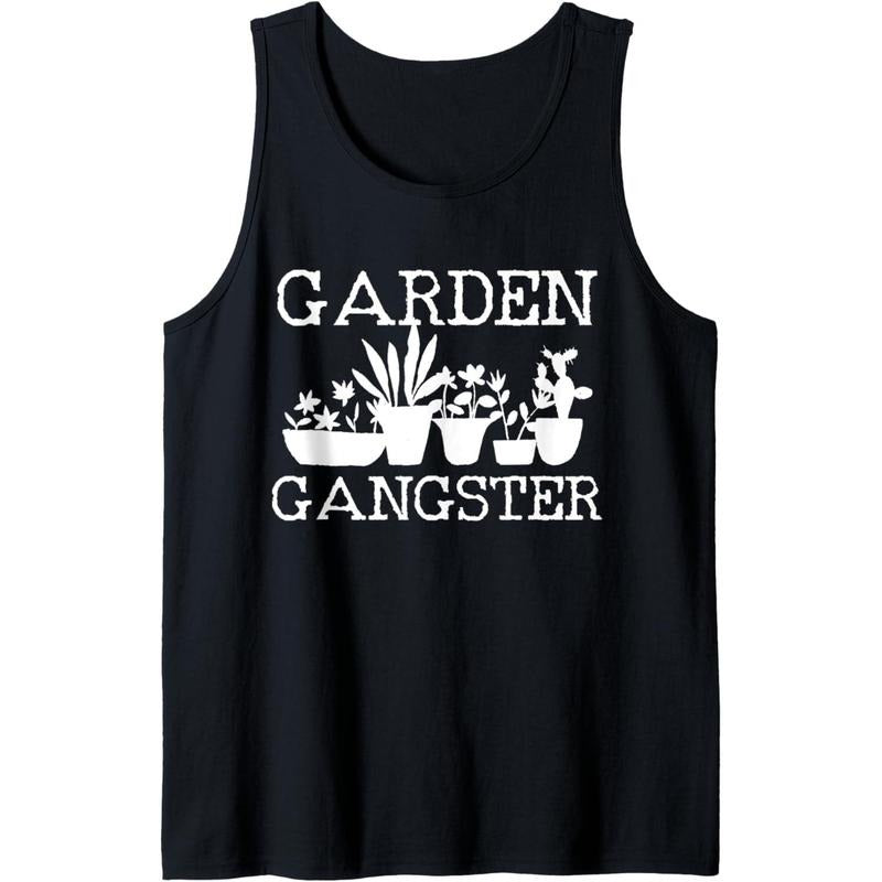 Garden Gangster Plant Lover Gardening Funny Gardener Gift Tank Top Made in USA T-Shirts, Hoodie, Sweatshirt | GrindPrints.com