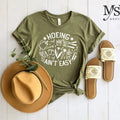 Gardener T Shirt, Plant Lover Shirt, Farmer T Shirt, Hoeing Ain't Easy Shirt, Gift For Gardeners, Botanical Shirt,...
