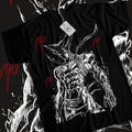 Garou T-Shirt S-4XL One Punch Shonen King Horror Anime Manga Gift black shirt Tshirt S-4XL Hoodie, Sweatshirt