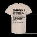 Generatio X Raised On Hose Water & Neglect Shirt Funny Womenswear Top Crewneck Full color Full size Comfort Cotton...