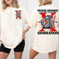 Generation X Custom Year New Version 5 Shirt, Custom Year Of Birth Shirt