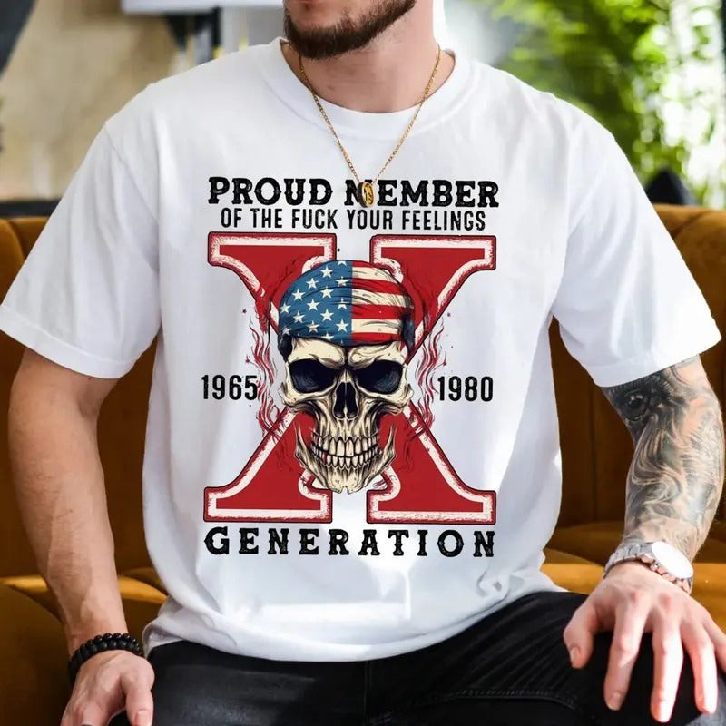 Generation X Fafo Shirt, Gen X Halloween Shirt, Raised On House Water And Neglect, Humorous Tee, Unisex Short Sleeve Tee...