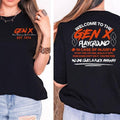 Generation X Playground Custom Year Badass Generation T-shirt Custom Year Of Birth Generation X Sweatshirt 100% Cotton...