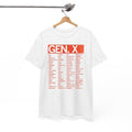 Generation X T-shirt, GenX Shirt, SLANG GUIDE Shirt, Unisex T-Shirt Hoodie, Sweatshirt | GrindPrints.com