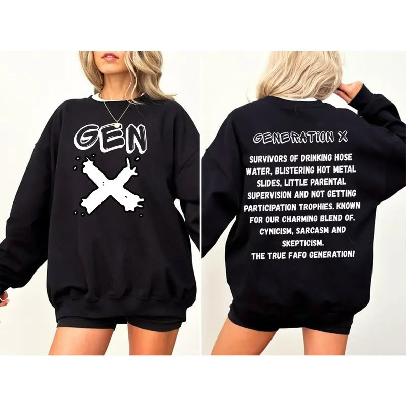 Generation X Unisex Garment-Dyed T-shirt, Gen X T shirt, Funny T Shirt, Fathers Day Gift, Mothers Day Gift, Generation X...