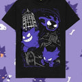 Gengar Gastly T-Shirt, Ghost Type element Silhouette, Video Game T-Shirt, Japanese Anime, Haunter Shirt, Gengar Shirt,...