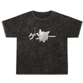 Gengar Ghastly Anime One-Sided Design Heavy Oversized Dyenomite Mineral Wash PK Unisex Anime T-Shirt Streetwear & Gym...