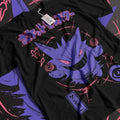 Gengar Ghastly T-Shirt, Halloween Shirt, Ghost Type element Silhouette, Video Game T-Shirt, Japanese Anime, Unisex...