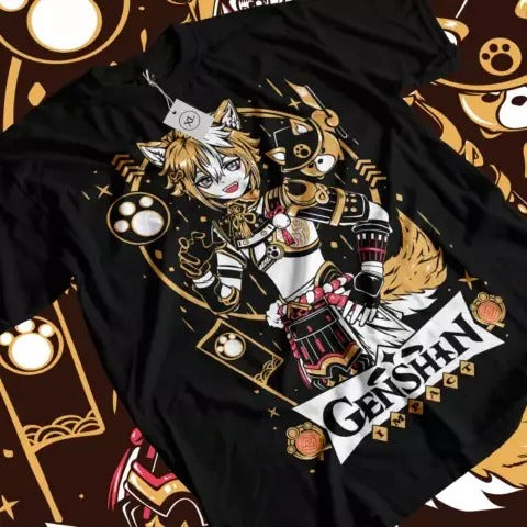 Genshin Impact Gorou UnisexT-Shirt,gorou,Anime,Manga,Graphic Tee All Size Hoodie, Sweatshirt | GrindPrints.com