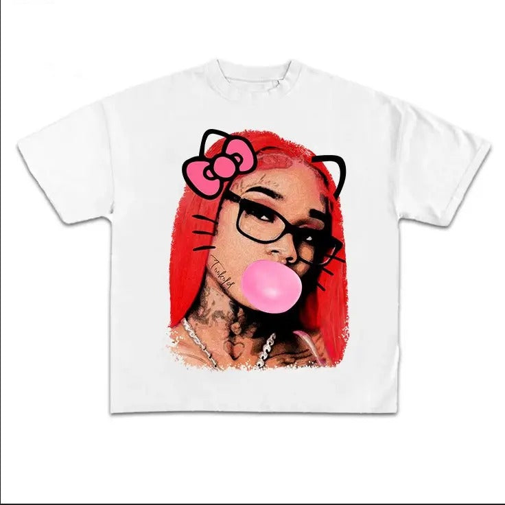 Get It Sexyy BUBBLE GUM Big Face Casual Tee Hoodie, Sweatshirt | GrindPrints.com