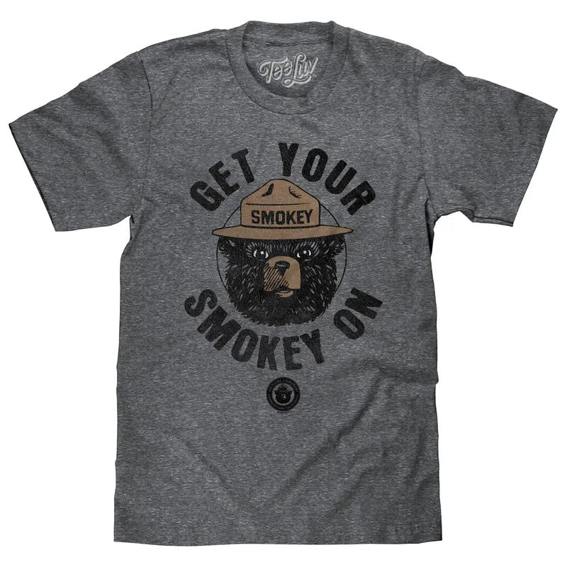 Get Your Smokey On T-Shirt - Gray Hoodie, Sweatshirt | GrindPrints.com