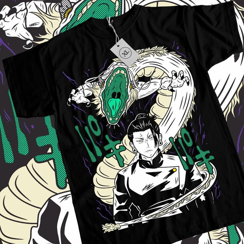 Geto Suguru Short Sleeve Jujutsu Kaisen Gojo Anime Unisex Shirt T-Shirt S-4XL Tshirt S-4XL Hoodie, Sweatshirt