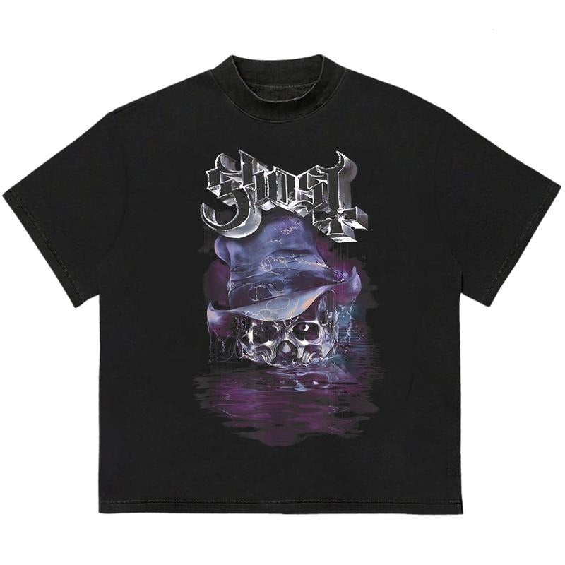 Ghosstt BC Skeletourtour World Tour 2025 T-Shirt Cozy Graphic T-Shirt for Chilly Days Hoodie, Sweatshirt | GrindPrints.com
