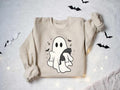 Ghost Cat Sweatshirt, Ghost Cat Tshirt, Halloween Crewneck, Ghost Shirt, Cat Lover Shirt, Cat Tshirt, Halloween Shirt,...