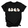 Ghost Halloween Shirt, Vintage Ghost Shirt, Cute Floral Ghost Shirt, Ghost With Flower Shirt, Autumn Fall Season Shirt...