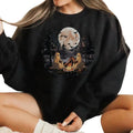 Ghost Reading Camping Sweatshirt, Ghost Reading Book T-Shirt, Halloween Ghost Tee Shirt, Camping Halloween Shirt,...