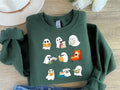Ghost Reading Sweatshirt, Teacher Halloween Sweatshirt, Librarian Hoody, Book Lover Hoody, Reading Hoody, Teacher...