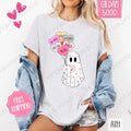 Ghost Valentine Shirt Gildan, Valentine's Day Women's Tee, Cute Women's Tshirt Plus Sizes Hoodie, Sweatshirt