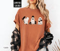 Ghost With Puppies Shirt Comfort Colors, Cute Halloween Tee with Ghost, Dog Lover Tshirt for Halloween halloween shirt...