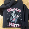 Ghost him embroidered sweater T-Shirts, Hoodie, Sweatshirt | GrindPrints.com