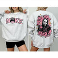 Ghostface No You Hang Up Shirt, Scream Movie T-shirt, Pink Ghostface Shirt, Spooky Season Shirt, Unisex Graphic Halloween...