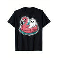 Ghosts in the Pool - Fun Scary Summer Summerween Halloween T-shirt Made in USA Hoodie, Sweatshirt | GrindPrints.com
