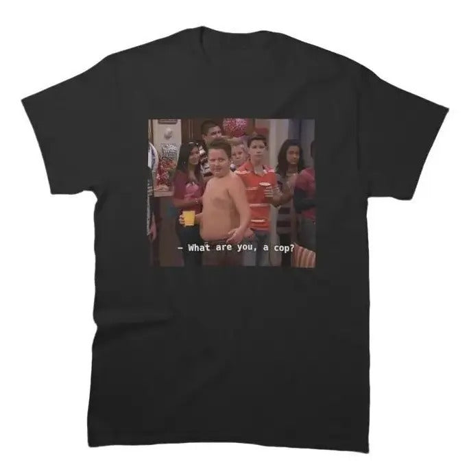 Gibby What are you a cop Unisex T-Shirt, Gibby Adult Casual T-Shirt Menswear Top Underwear Tshirt, Gift for Fan, Gift for...