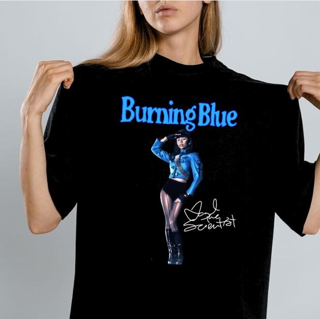 Gift Fans Burning Blue Song Tee, Mariah TS Music Shirt Hoodie, Sweatshirt | GrindPrints.com