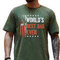 Gift For Dad From Son Daughter, Fathers Day Gift Shirt, Daddy Tee,World's B*St Dad Ever Vint*ge T Shirt, Unisex Crewneck...