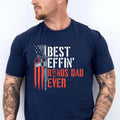Gift For Stepdad,B*St Effin' Bonus Dad Ever Thanks Vintage Shirt, Funny Stepfather Gift For Fathers Day Tshirt, Unisex...