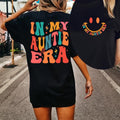 Aunt My Auntie Era Aunt Shirt Aunt Sister Family Cotton Fabric T-Shirts, Hoodie, Sweatshirt