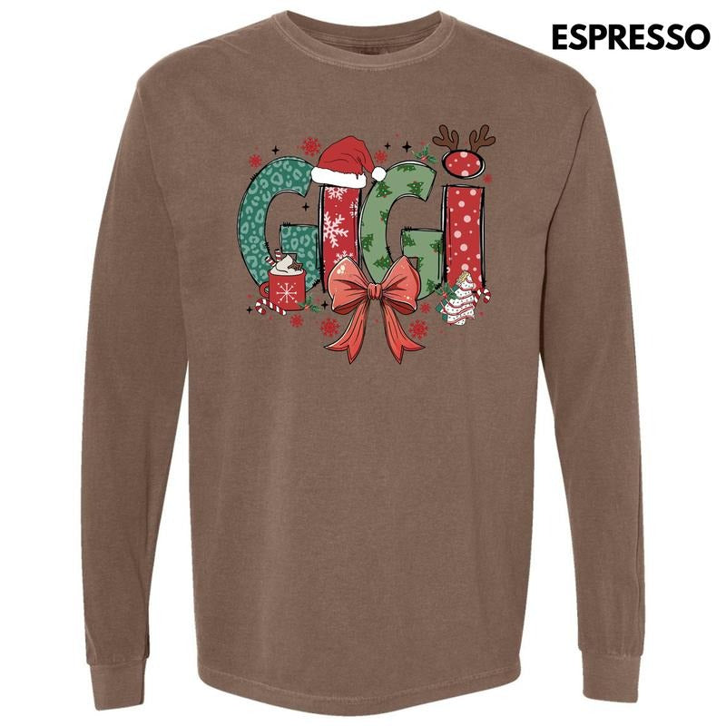 Gigi Jolly Theme Long Sleeve Comfort Colors T-Shirt 'NLB' Hoodie, Sweatshirt | GrindPrints.com