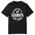 Gildan Funny Grandpa Shirt - Funny Promoted to Grandpa 2025 T-Shirt for Grandpa, Casual Crew Neck, Medium Size, 100%...