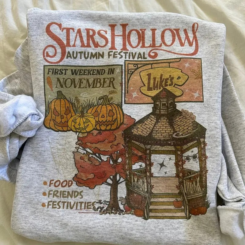 Gilmore Girls Autumn Festival Sweatshirt T-Shirts, Hoodie | GrindPrints.com