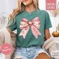 Gingerbread Bow Shirt Holiday Tshirt,  Women's Holiday Tee Hoodie, Sweatshirt | GrindPrints.com