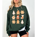 Gingerbread Christmas Sweatshirt, Cute Christmas Shirt, Gingerbread Man Sweater, Women Holiday Shirt, Winter Tee, Baker...