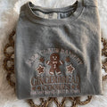Gingerbread Embroidered Sweatshirt Comfort Colors Sweatshirt Christmas Sweatshirt T-Shirts, Hoodie | GrindPrints.com
